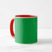 Farben Grün und Rot Combo Tasse (Vorderseite Links)