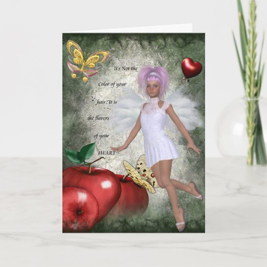 Farben Ihres Herzens Dankeskarte (Vorderseite)