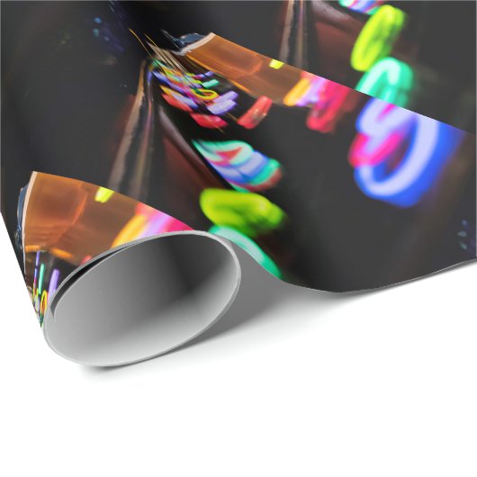 Farben im Dunkeln Geschenkpapier (Rolleneckpunkt)