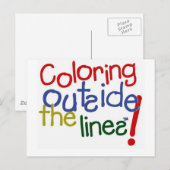 Farben im Freien Postkarte (Vorne/Hinten)