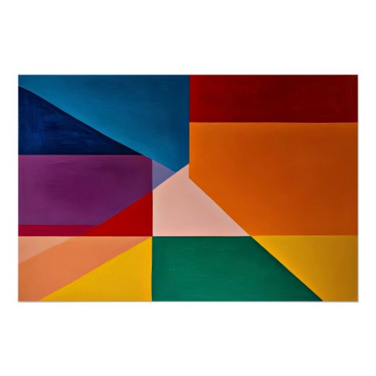 Farben im Gleichgewicht Poster (Vorderseite)