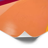 Farben im Gleichgewicht Poster (Ecke)