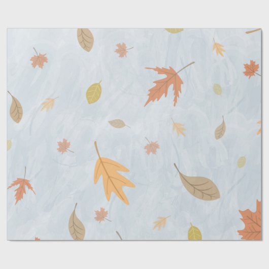 Farben im Herbst Geschenkpapier (Flach)