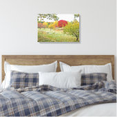 FARBEN IM PARK" Stretchierte Leinwand drucken (Insitu (Schlafzimmer))
