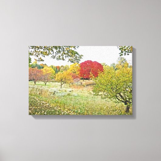 FARBEN IM PARK" Stretchierte Leinwand drucken (Vorderseite)