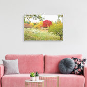FARBEN IM PARK" Stretchierte Leinwand drucken (Insitu (Wohnzimmer))
