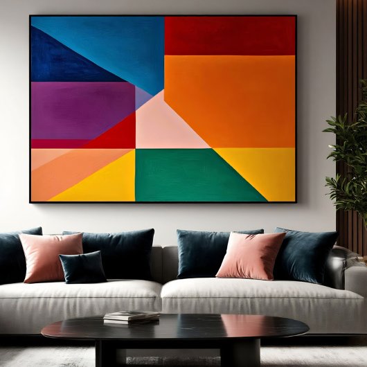 Farben in Balance Leinwanddruck