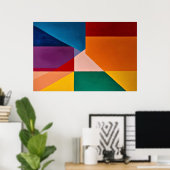 Farben in Balance Poster (Heimbüro)