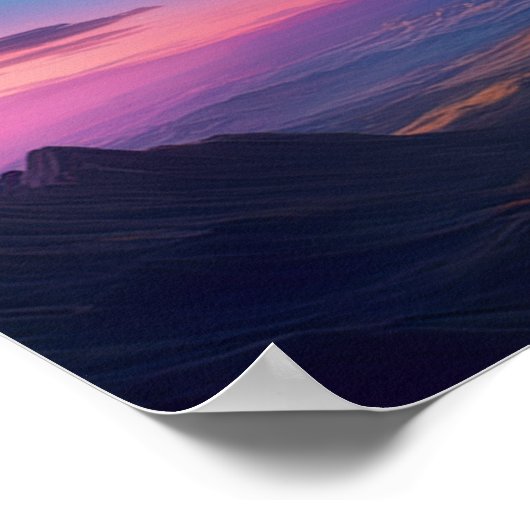 Farben in der Leinwand des Himmlischen Friedens Poster (Ecke)