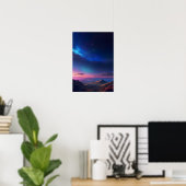 Farben in der Leinwand des Himmlischen Friedens Poster (Heimbüro)