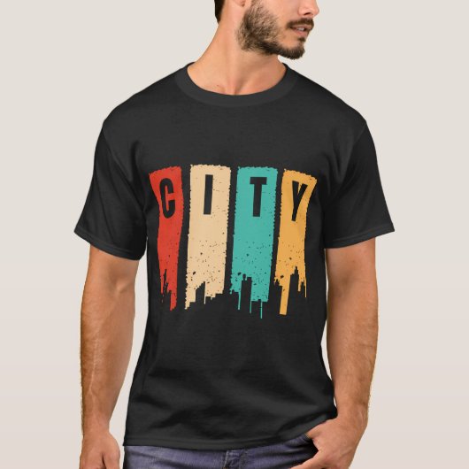 Farben in der Stadt T-Shirt (Vorderseite)