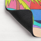 Farben in einer Welle Mousepad (Ecke)