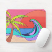 Farben in einer Welle Mousepad (Mit Mouse)