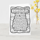 FARBEN IST EINE GUILT KOSTENLOSE GREETING-KARTE, u Karte (Gelbe Blume)