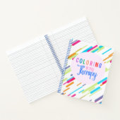 Färben ist mein TherapieNotebook Notizblock (Innenseite)