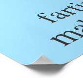 Farben ist Spaß Poster (Ecke)