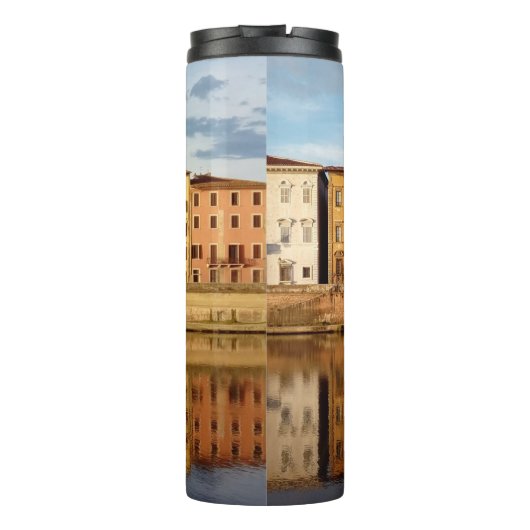 Farben Italiens - Wärmeschwäscher Thermosbecher (Rückseite)