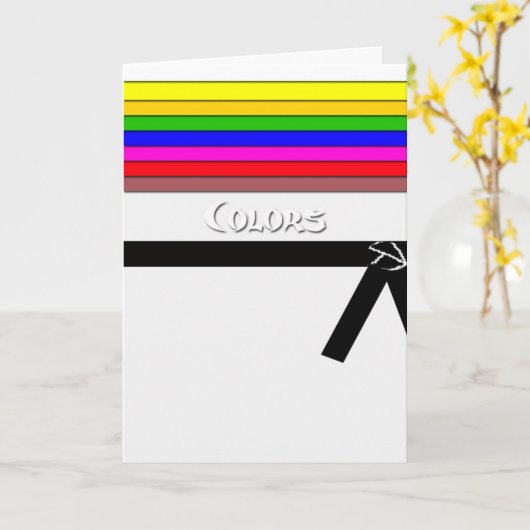 Farben Karte (Gelbe Blume)