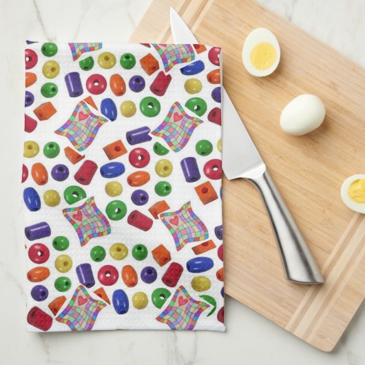 Farben Küchenhandtuch Geschirrtuch (Viertel Falte)