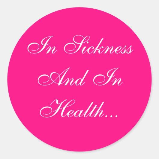 Farben laden zu hellrosa ein runder aufkleber (Vorderseite)