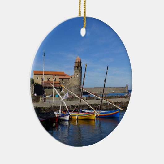 Farben: Le Phare de Collioure Keramik Ornament (Rechts)