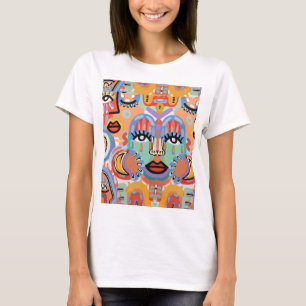 Farben, Muster und überlappende Flächen T-Shirt