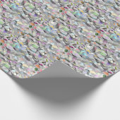 Farben Papier mit roter Matte Geschenkpapier (Ecke)