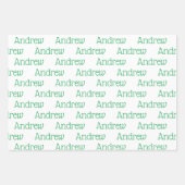 Farben - Personalisierte Papierblätter Geschenkpapier Set (Vorderseite 3)