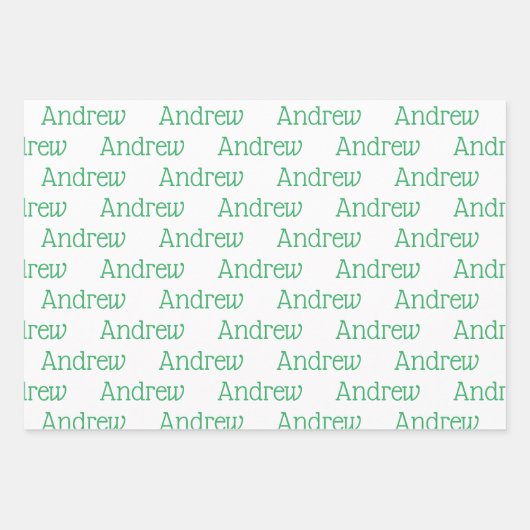 Farben - Personalisierte Papierblätter Geschenkpapier Set (Vorderseite 3)