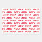 Farben - Personalisierte Papierblätter Geschenkpapier Set (Vorderseite)