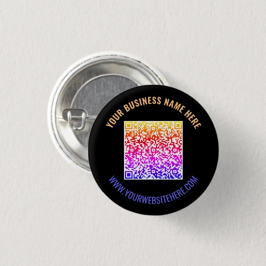 Farben QR-Code und Personalisierte Schaltfläche fü Button (Vorne & Hinten)