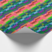 Farben Rainbow Arrows pattern giftwrap paper Geschenkpapier (Ecke)