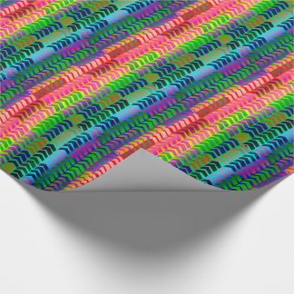 Farben Rainbow Arrows pattern giftwrap paper Geschenkpapier