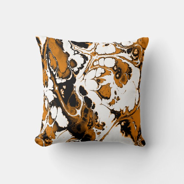 Farben Rausch, braun Kissen (Vorderseite)