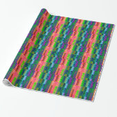 Farben Regenbogen Pfeile Muster Geschenkpapier (Ungerollt)