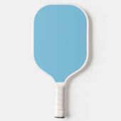Farben Rosa & Weiß Monogramm Pickleball Schläger (Rückseite)