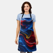 Farben Schicht für Schicht Schürze (Getragen)