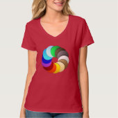 Farben Schönheitsdesigns T-Shirt (Vorderseite)