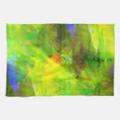 färben Sie das abstrakte nahtlose Hintergrundgrün, Handtuch (Horizontal)