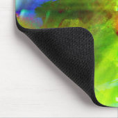 färben Sie das abstrakte nahtlose Hintergrundgrün, Mousepad (Ecke)
