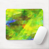 färben Sie das abstrakte nahtlose Hintergrundgrün, Mousepad (Mit Mouse)