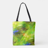 färben Sie das abstrakte nahtlose Hintergrundgrün, Tasche (Rückseite)