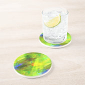 färben Sie das abstrakte nahtlose Hintergrundgrün, Untersetzer (Seite)