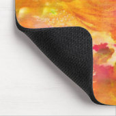 färben Sie das nahtlose Hintergrundgelb der Kunst, Mousepad (Ecke)