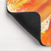 färben Sie das nahtlose Kunsthintergrundgelb, Mousepad (Ecke)