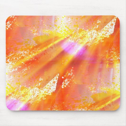 färben Sie das nahtlose Kunsthintergrundgelb, Mousepad (Vorne)