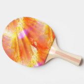 färben Sie das nahtlose Kunsthintergrundgelb, Tischtennis Schläger (Seitenansicht)