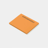 Färben Sie das WeltOrange™ #CRPSORANGEDAY Post-It Klebezettel (angewinkelt)