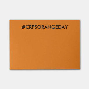 Färben Sie das WeltOrange™ #CRPSORANGEDAY Post- Post-it Klebezettel