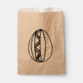 Färben Sie Ihr eigenes, handgezogenes Ostereier Ze Geschenktütchen (Vorderseite)